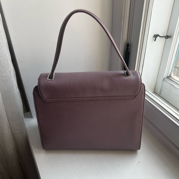 Elegant MATT & NAT Mauve Top-Handle Women’s Bag - Picture 3 of 5